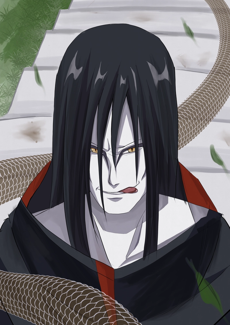 Hình Orochimaru trong bộ truyện Naruto Shippuden