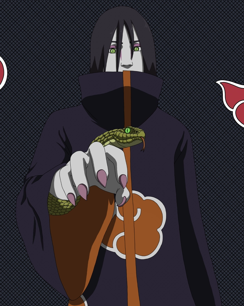 Ảnh Orochimaru phong cách u ám