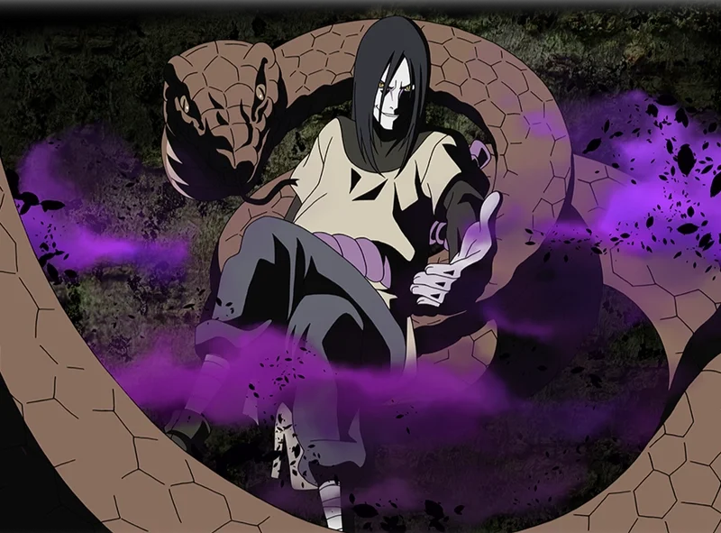 Ảnh Orochimaru phiên bản hoạt hình