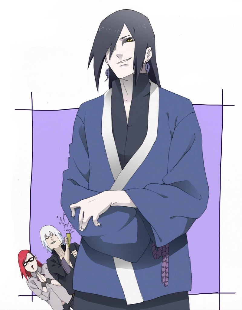 Hình Orochimaru làm hình nền điện thoại