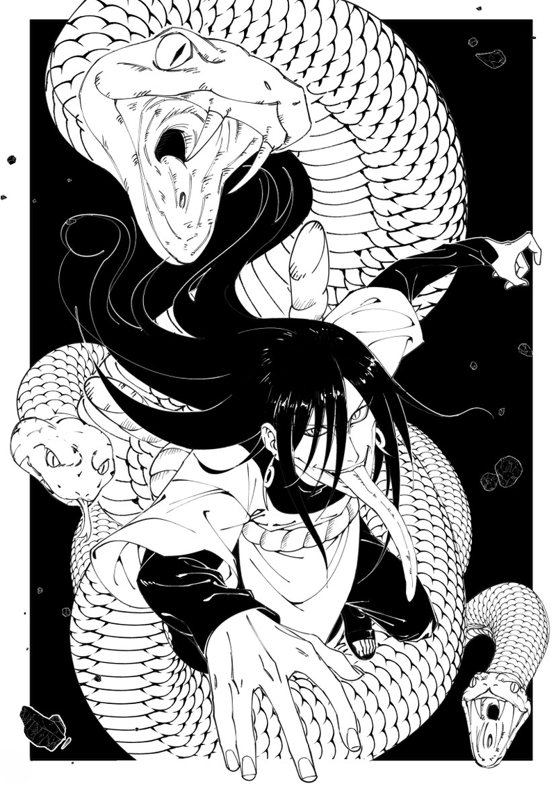 Ảnh Orochimaru phong cách fanart