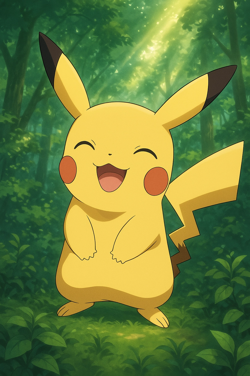 hình pikachu hoạt hình anime 