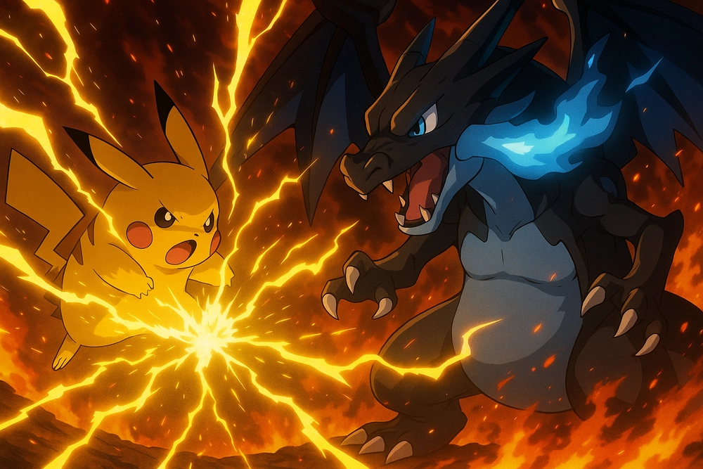 ảnh pikachu đánh nhau