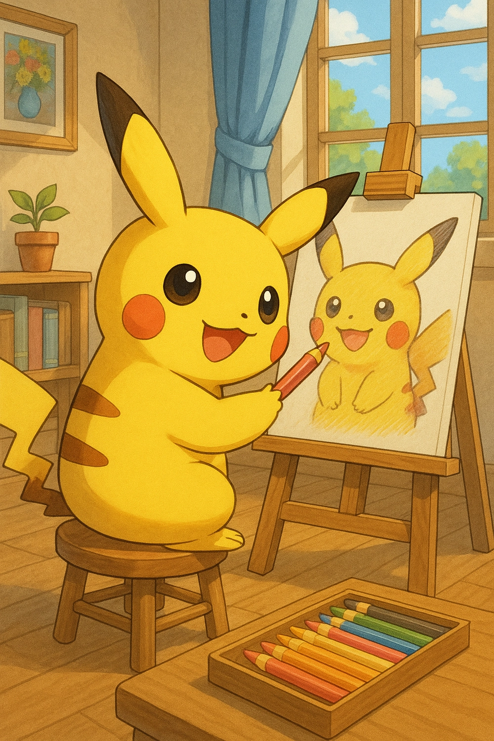 pikachu anime đẹp lung linh 