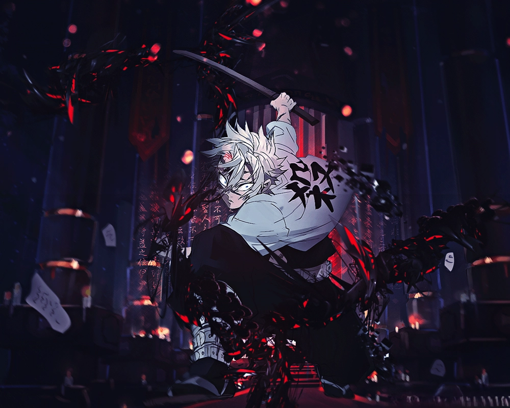 ảnh sanemi trong trận chiến 