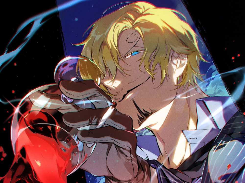 hình sanji hành động trong anime