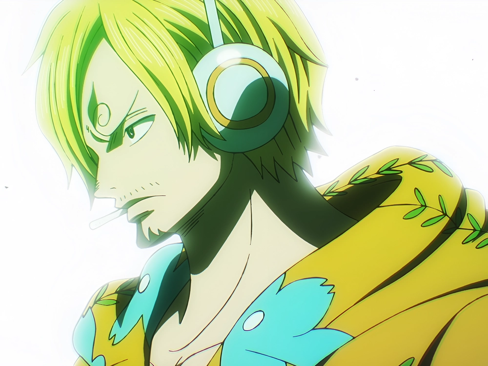 ảnh sanji cười ngộ nghĩnh trong phim