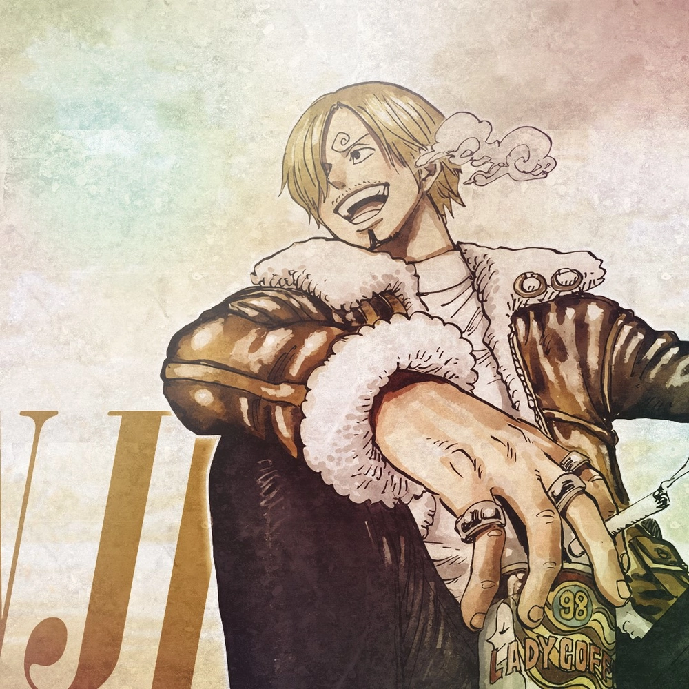 ảnh sanji cười tinh nghịch phiên bản chibi