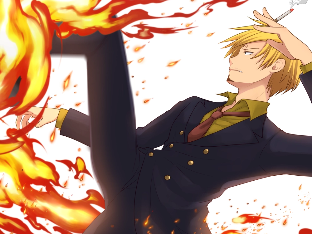 ảnh sanji ngầu trong One Piece