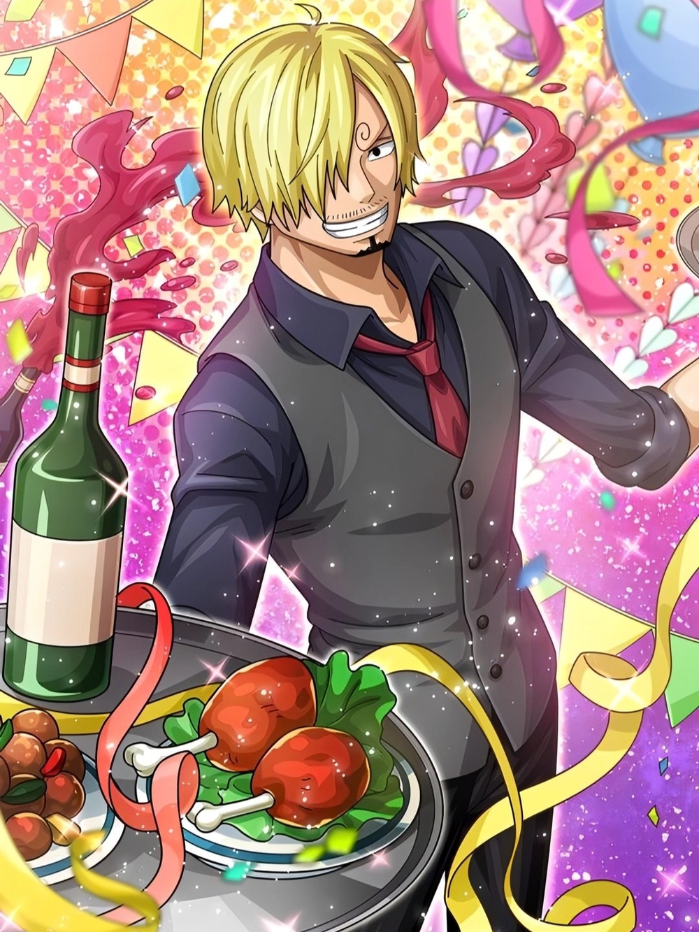 hình ảnh sanji nấu ăn