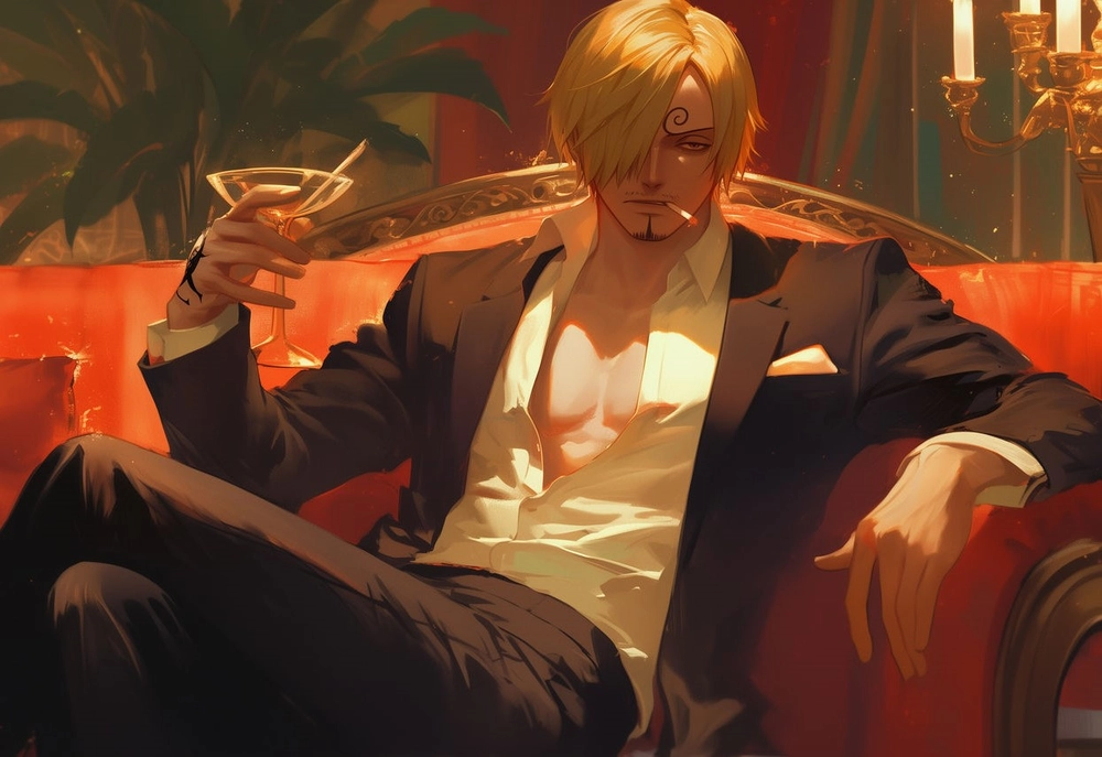 ảnh anime sanji đậm chất nghệ thuật