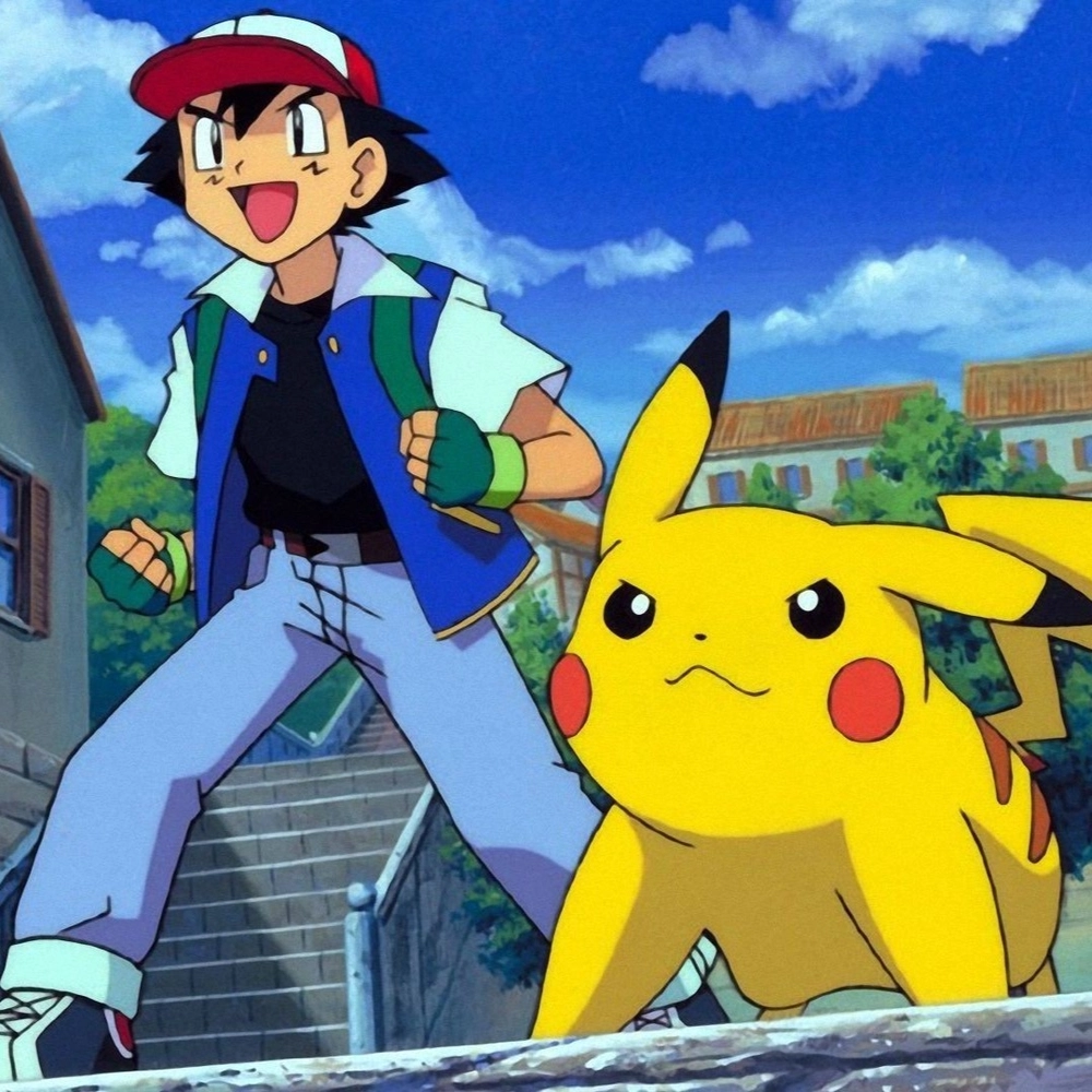 hình satoshi đang chiến đấu