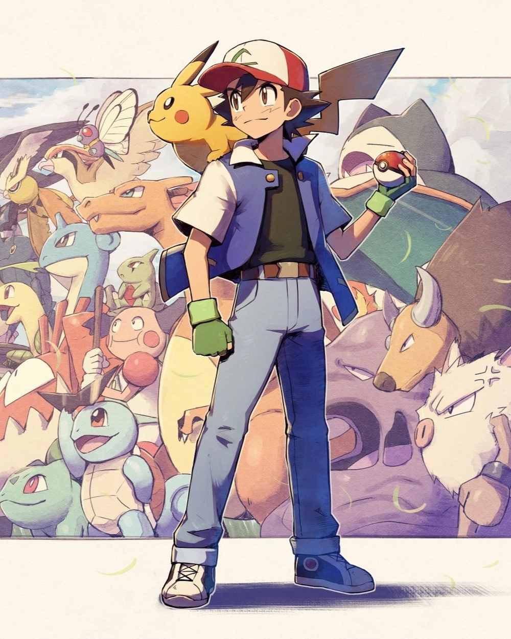 ảnh phong cách chiến đấu của satoshi