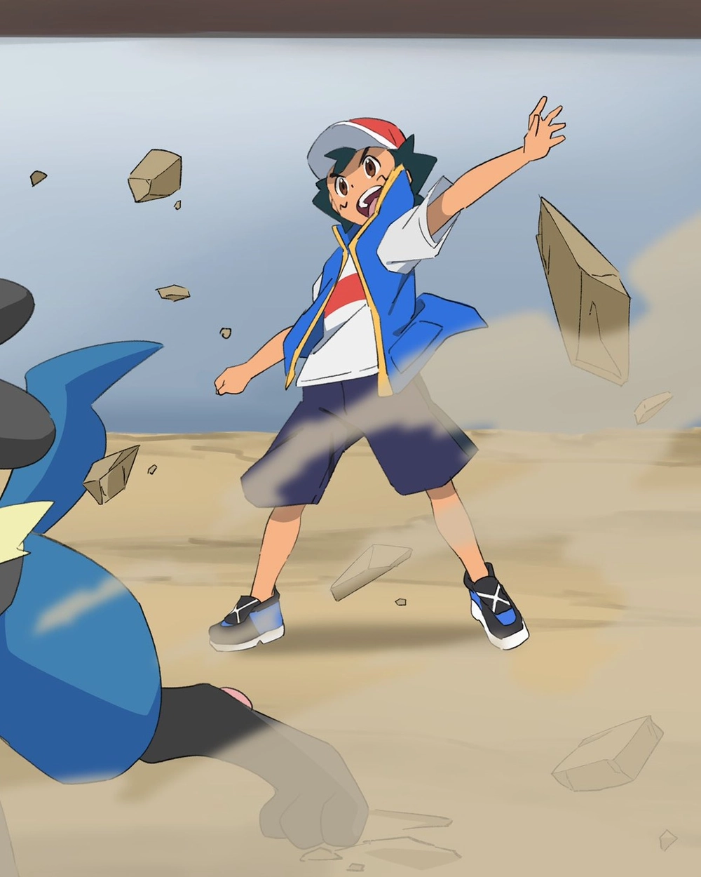 ảnh satoshi cùng pikachu