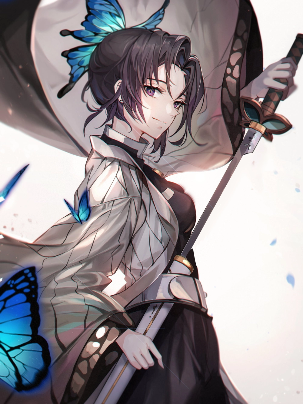 ảnh shinobu biểu cảm buồn