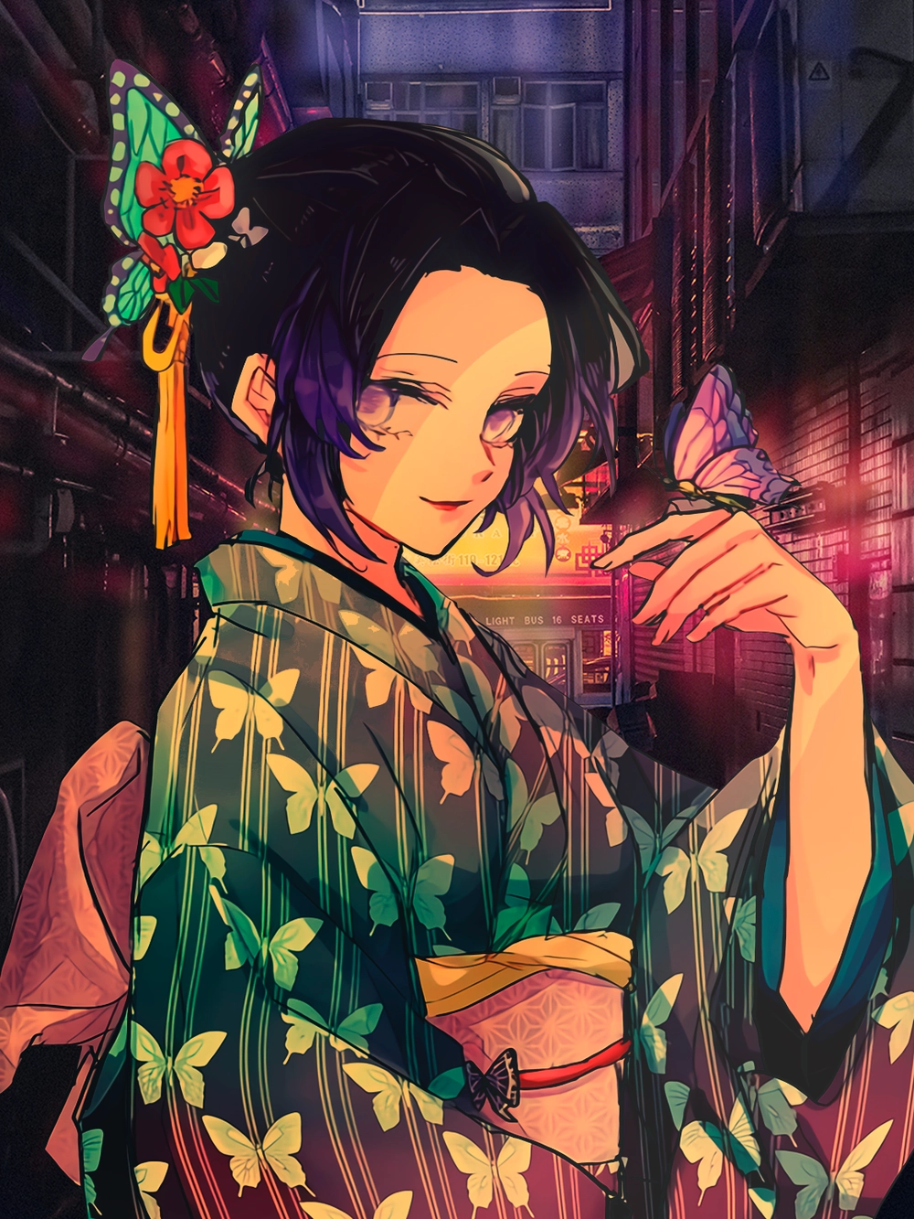 hình ảnh shinobu nhẹ nhàng