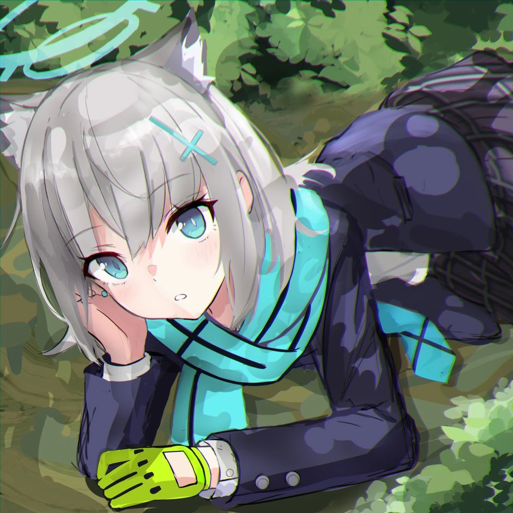 ảnh shiroko anime cực nét 