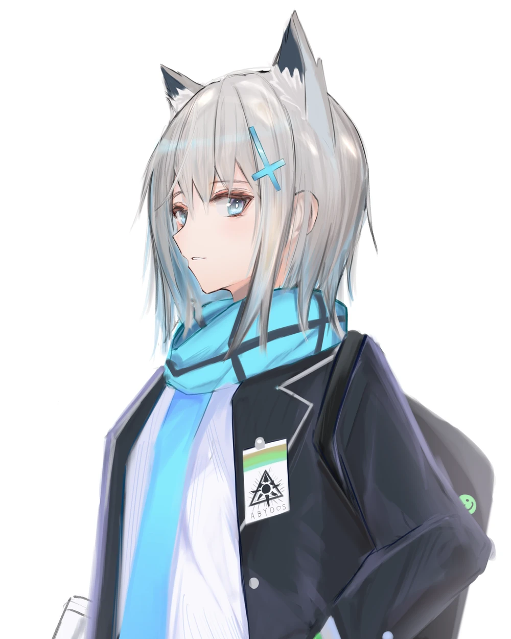 ảnh shiroko phong cách cool 