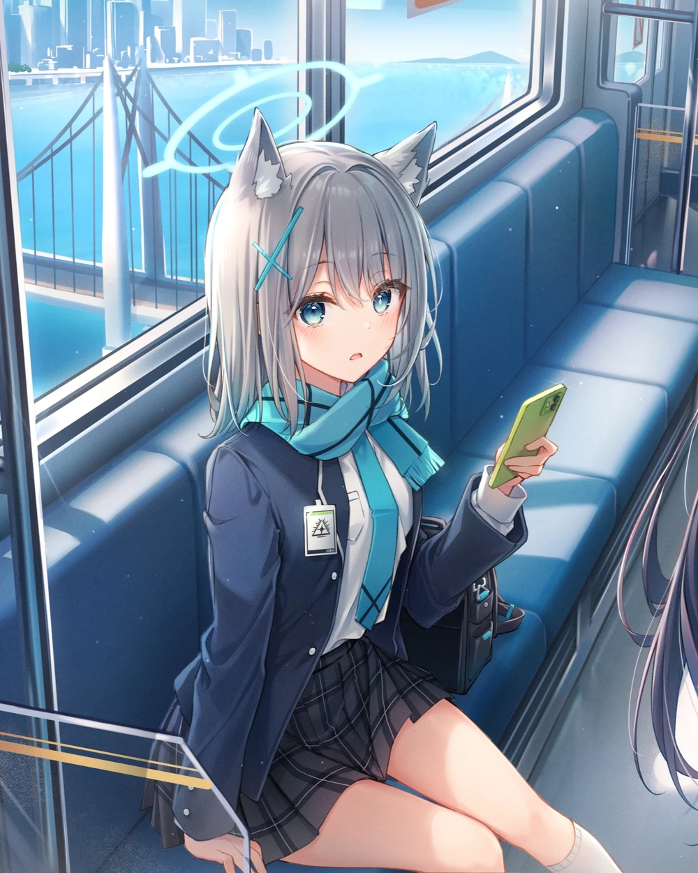 ảnh shiroko đẹp nhẹ nhàng 