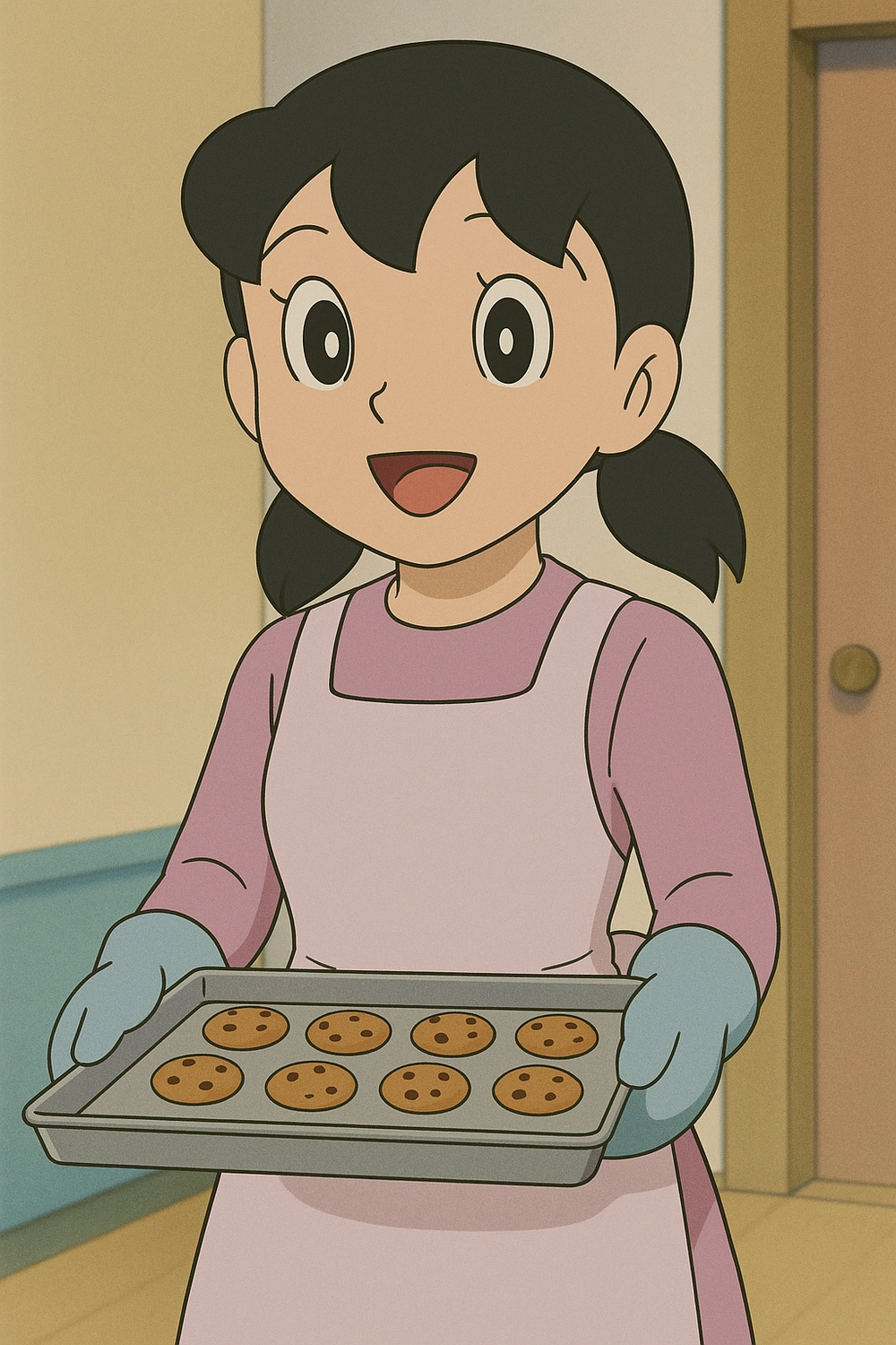 hình ảnh shizuka anime bản vẽ tay 