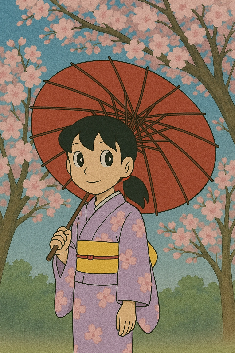 ảnh shizuka anime nghệ thuật 