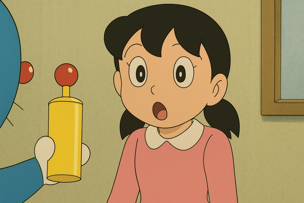 hình ảnh shizuka anime trong doremon 