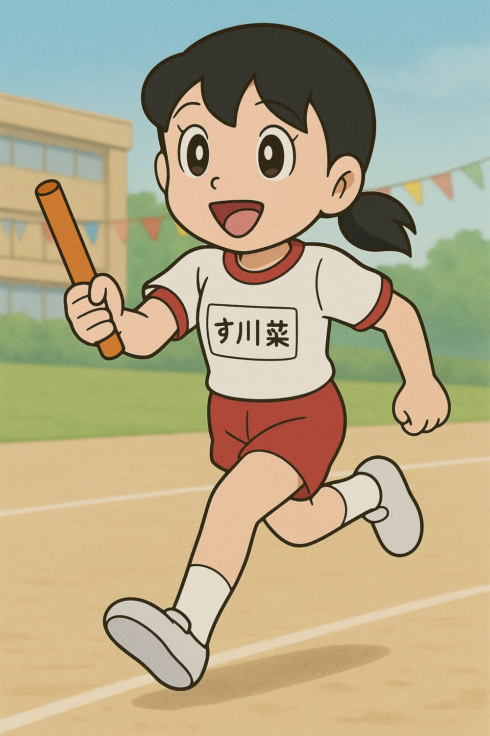 ảnh shizuka chạy