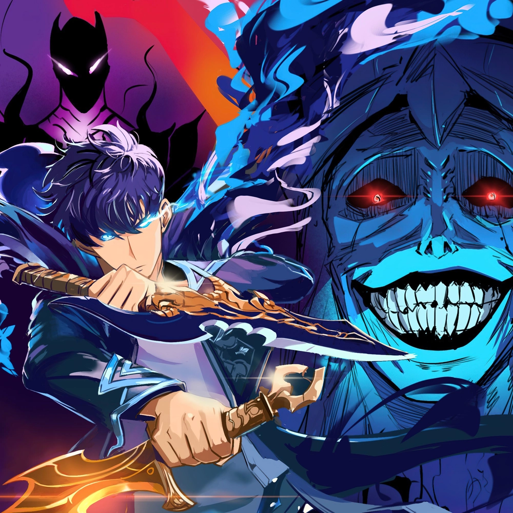 ảnh solo leveling pha hành động gay cấn 