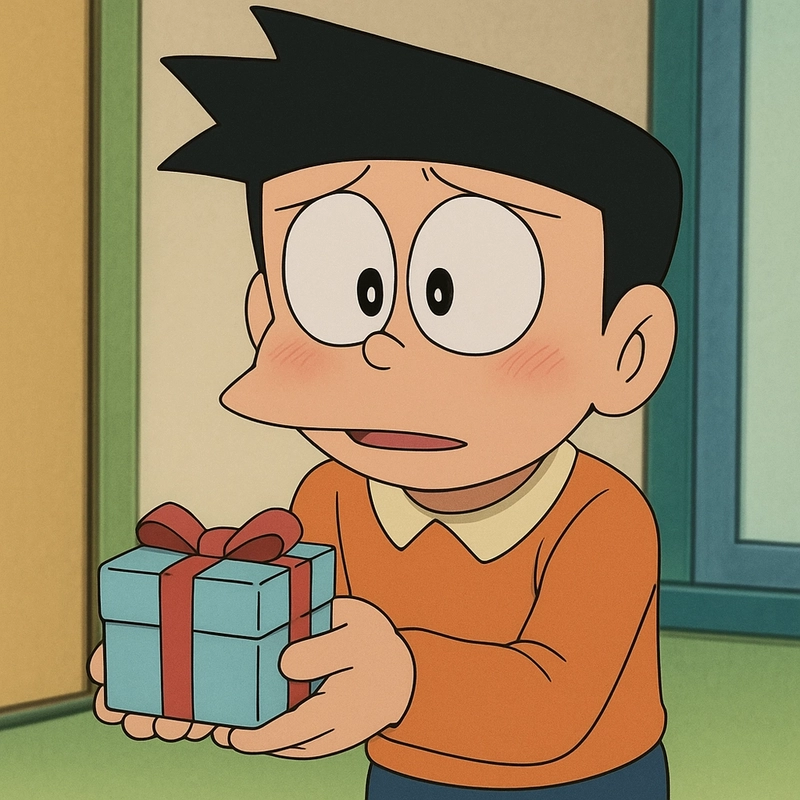 hình ảnh suneo ngầu trong truyện doremon