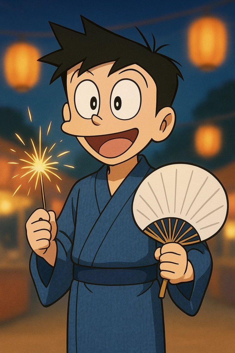 hình ảnh suneo cười nhếch mép