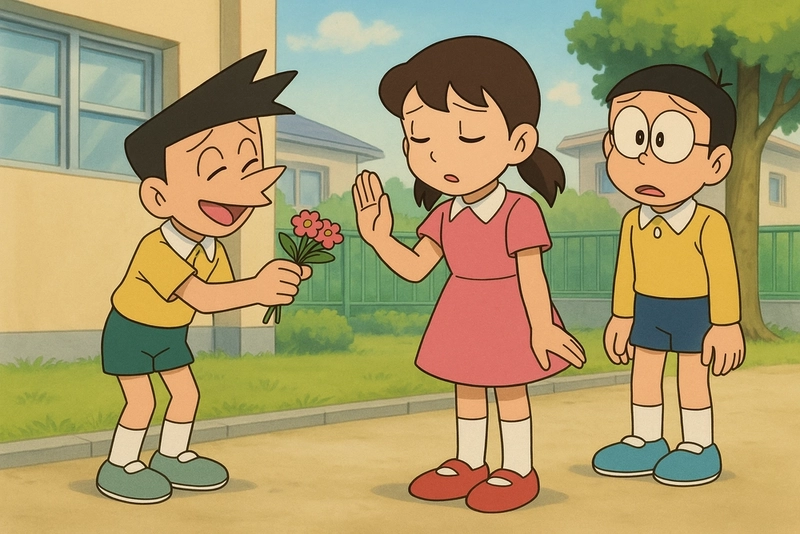 ảnh nobita và suneo cực hot