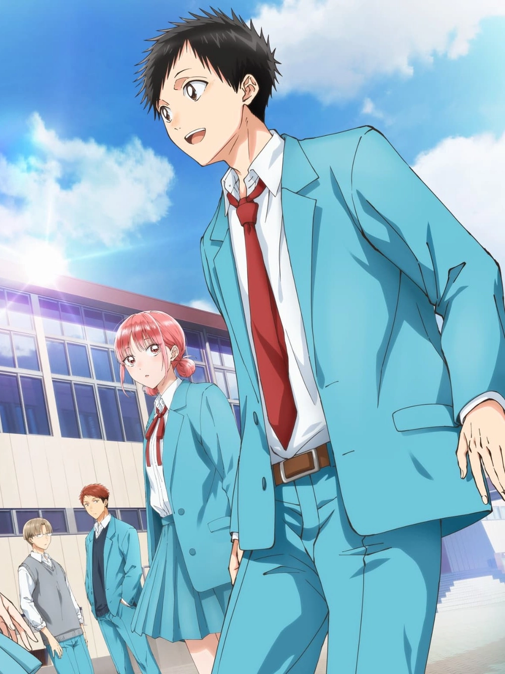 ảnh nghệ thuật anime taiki inomata blue box 