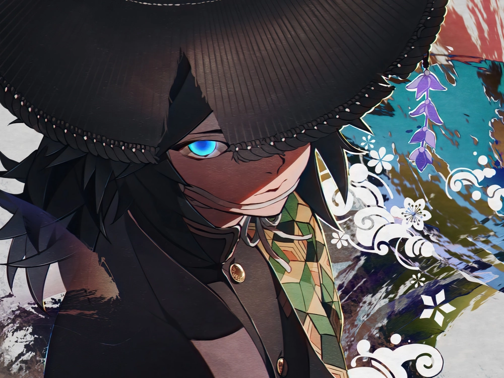 ảnh thủy trụ phong cách kimetsu