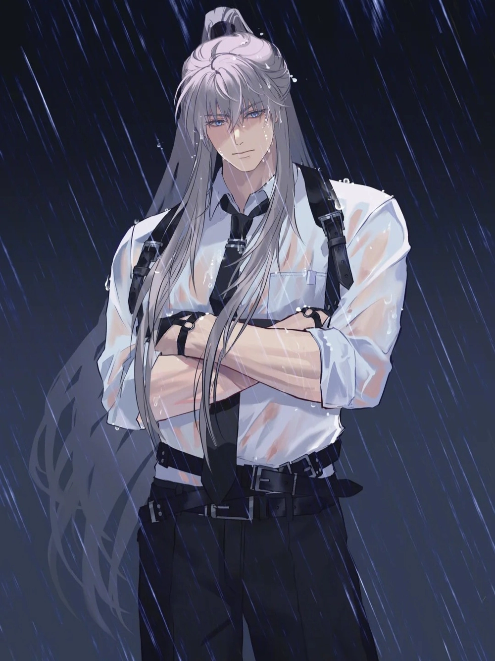 ảnh trời mưa anime 6