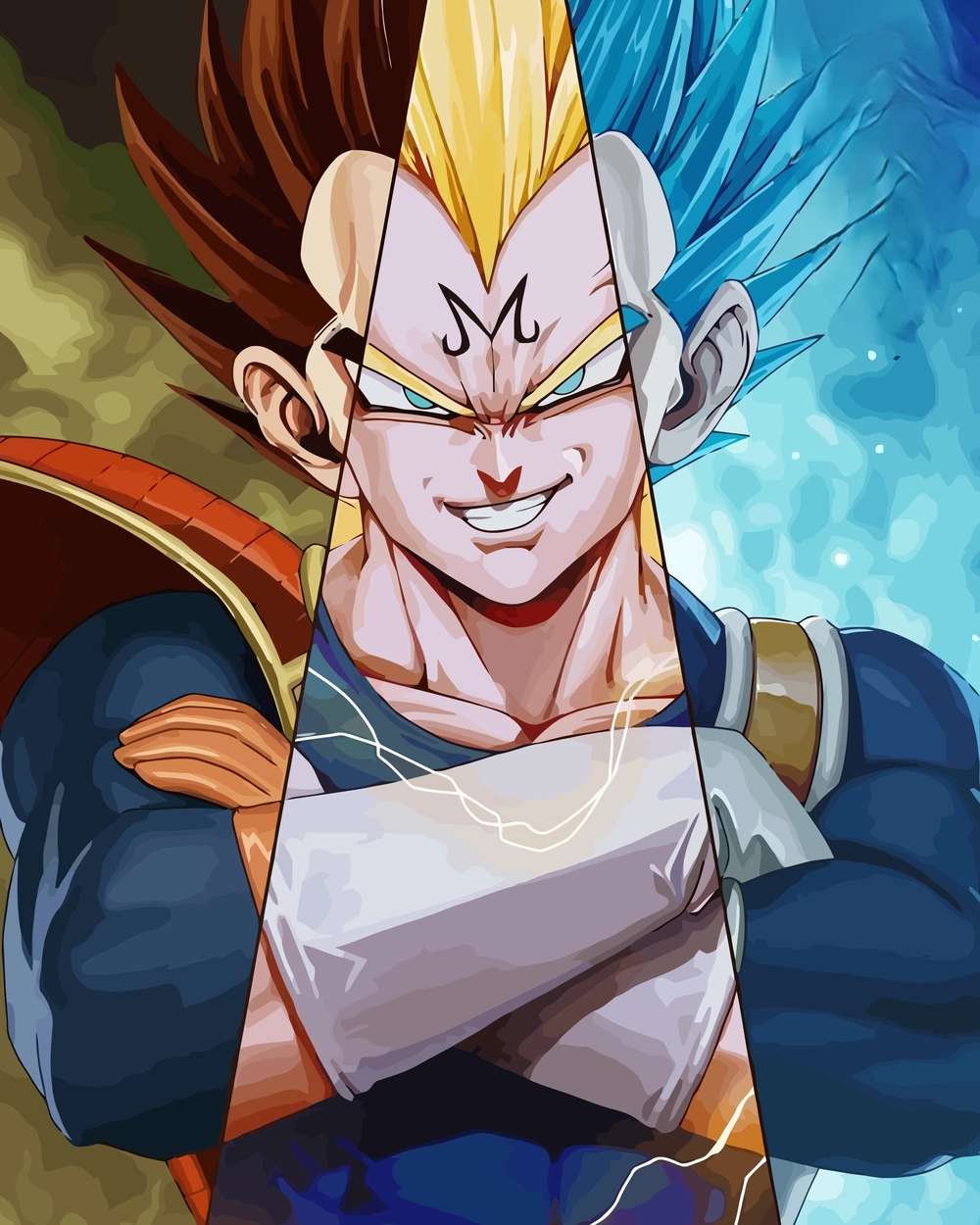 hình vegeta luyện tập cực mạnh