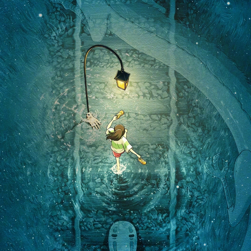 hình ảnh anime về vùng đất linh hồn 