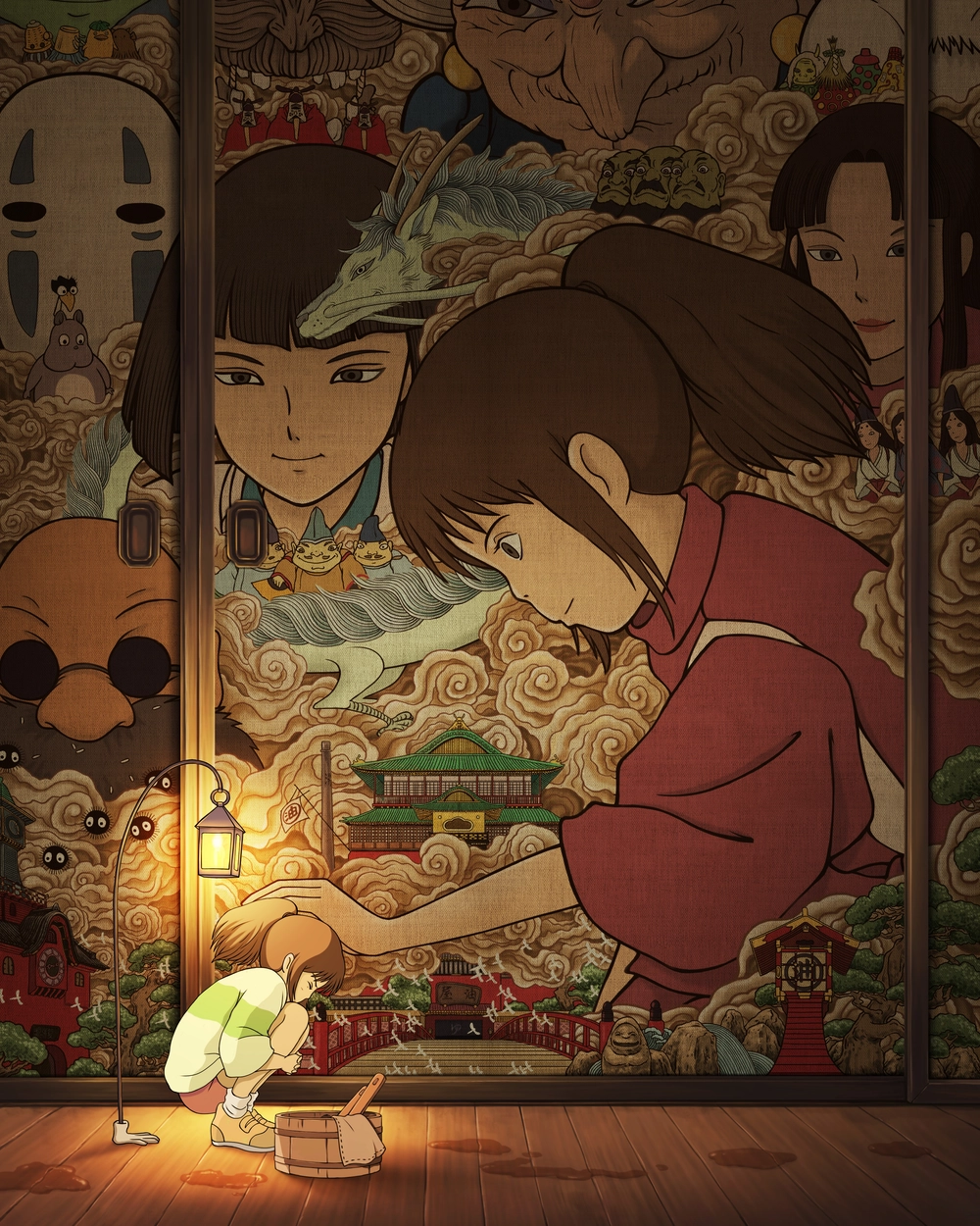 hình nền anime vùng đất linh hồn ma mị 