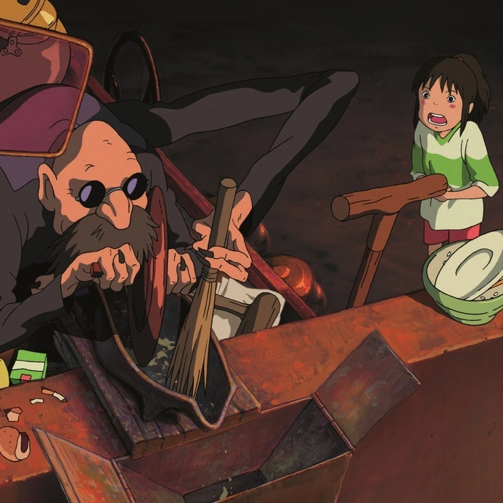 ảnh hoạt hình vùng đất linh hồn phong cách Ghibli 