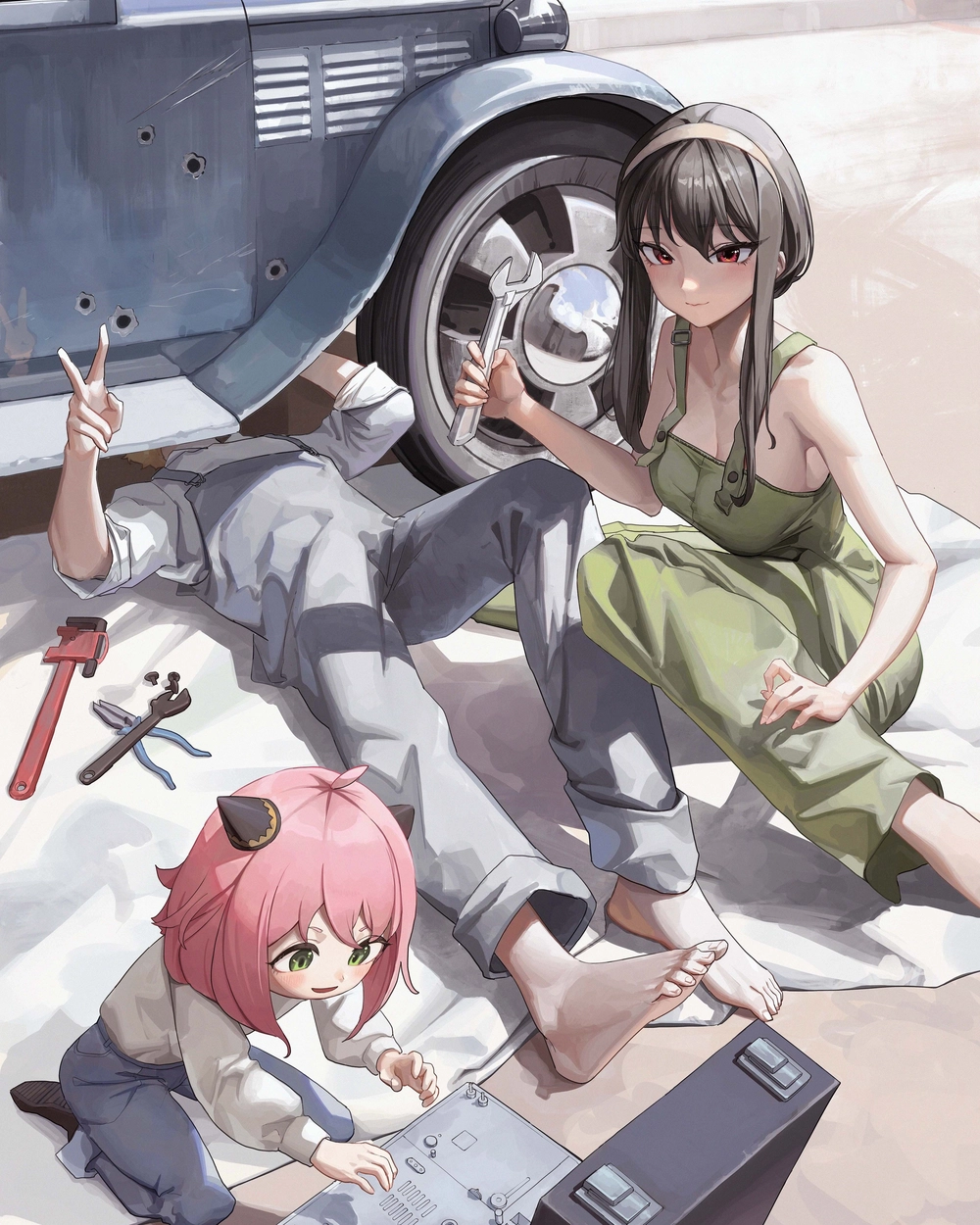 ảnh yor forger chân dung nghệ thuật