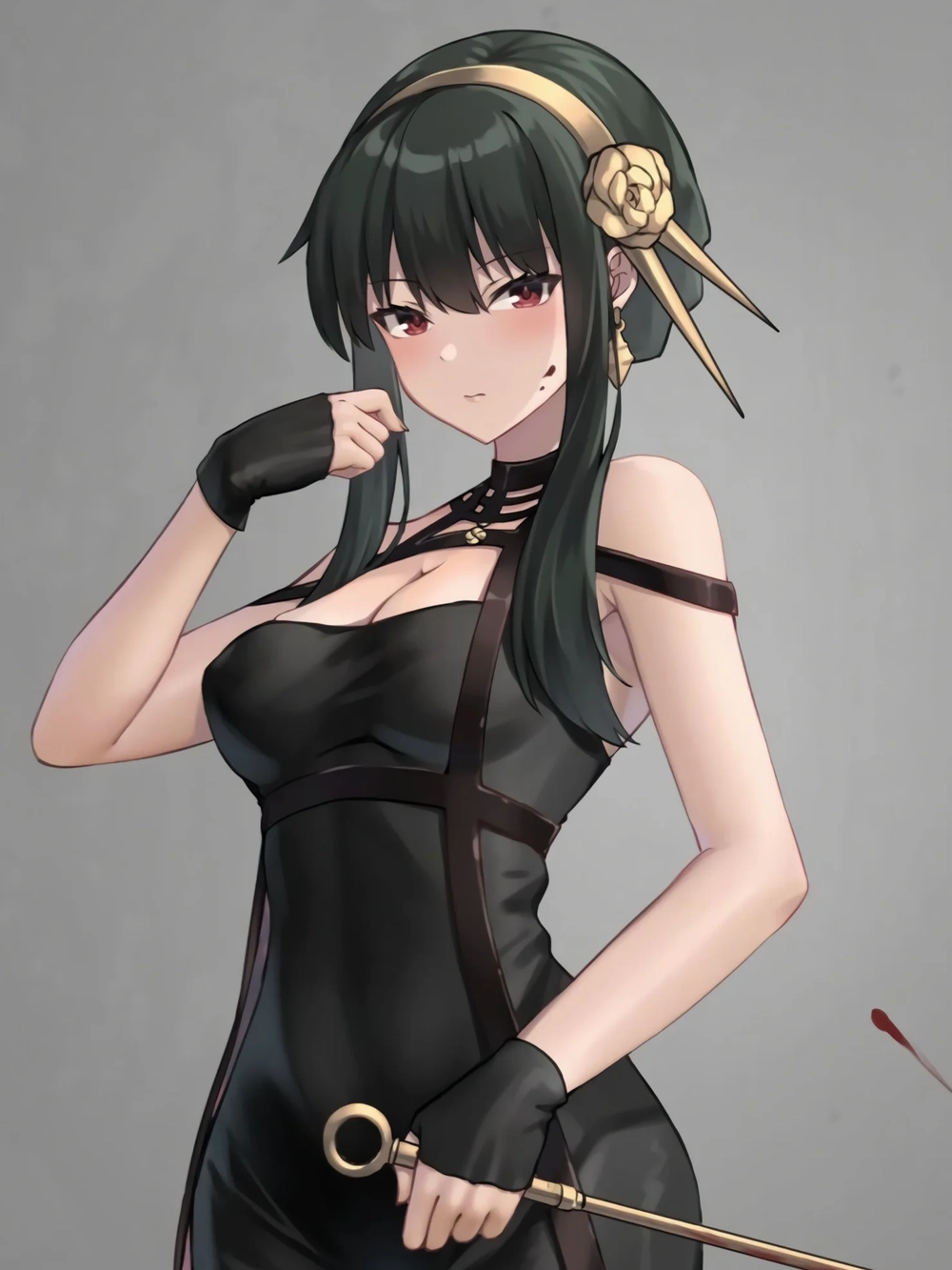 ảnh yor forger đang chiến đấu