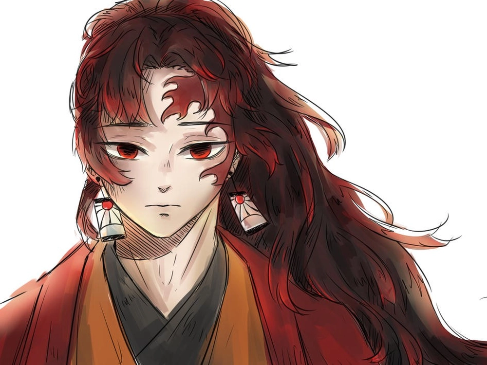 ảnh yoriichi nền trắng 