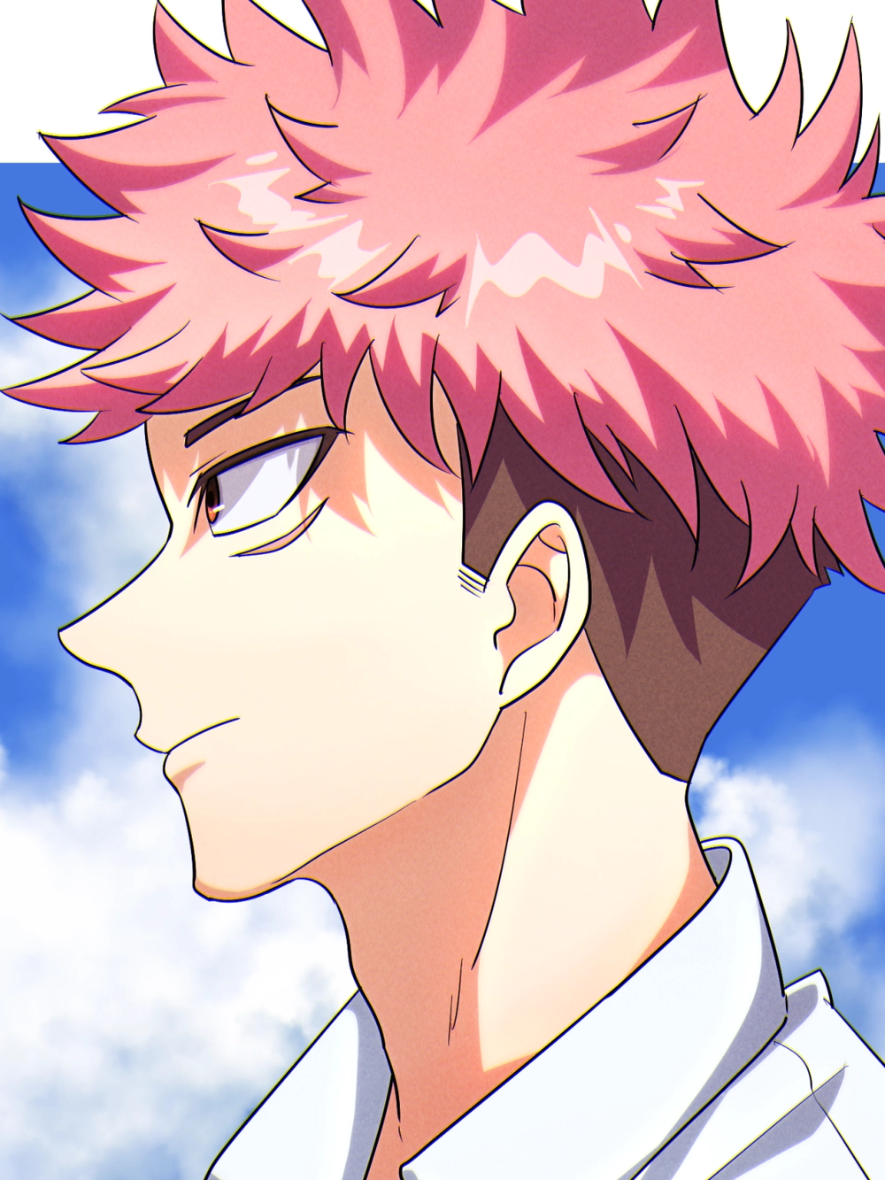 yuji itadori mặt nghiêm túc