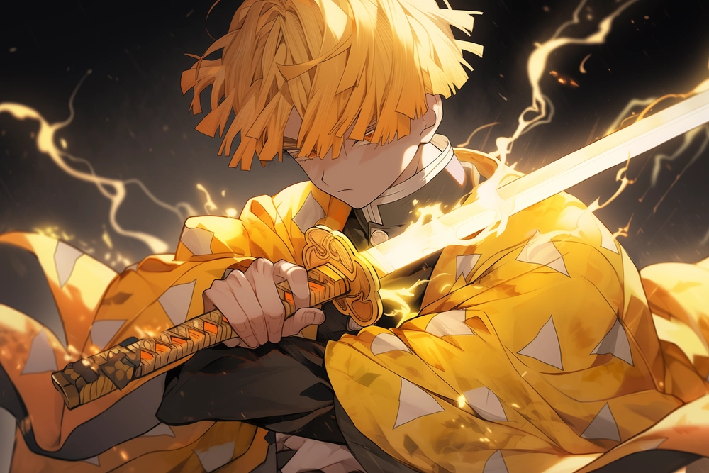 hình ảnh zenitsu đẹp