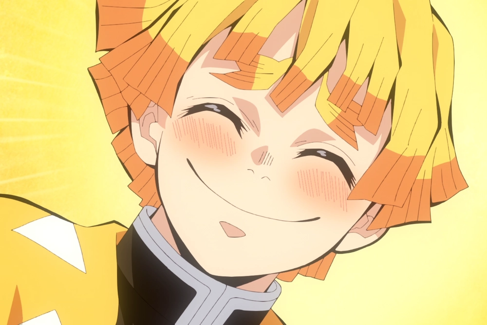 hình ảnh zenitsu cười