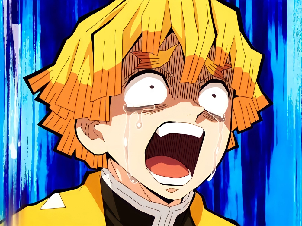 hình ảnh zenitsu hài hước