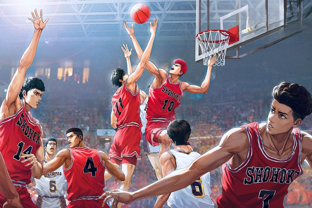 anime bóng rổ tinh thần đồng đội