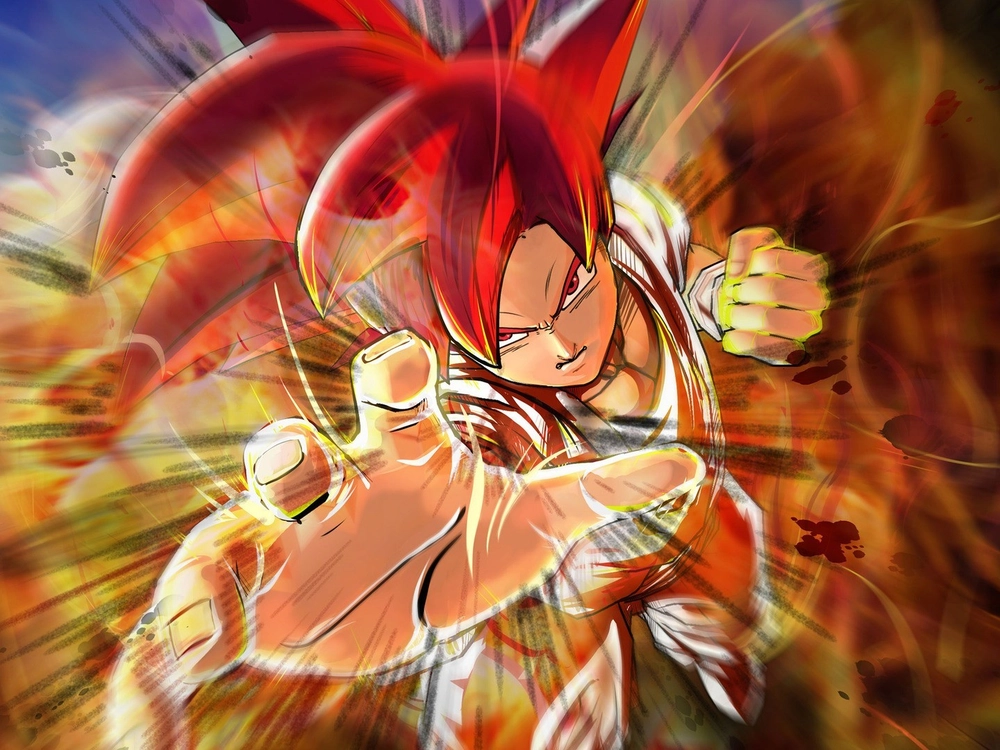 nhân vật anime tóc đỏ chiến đấu 