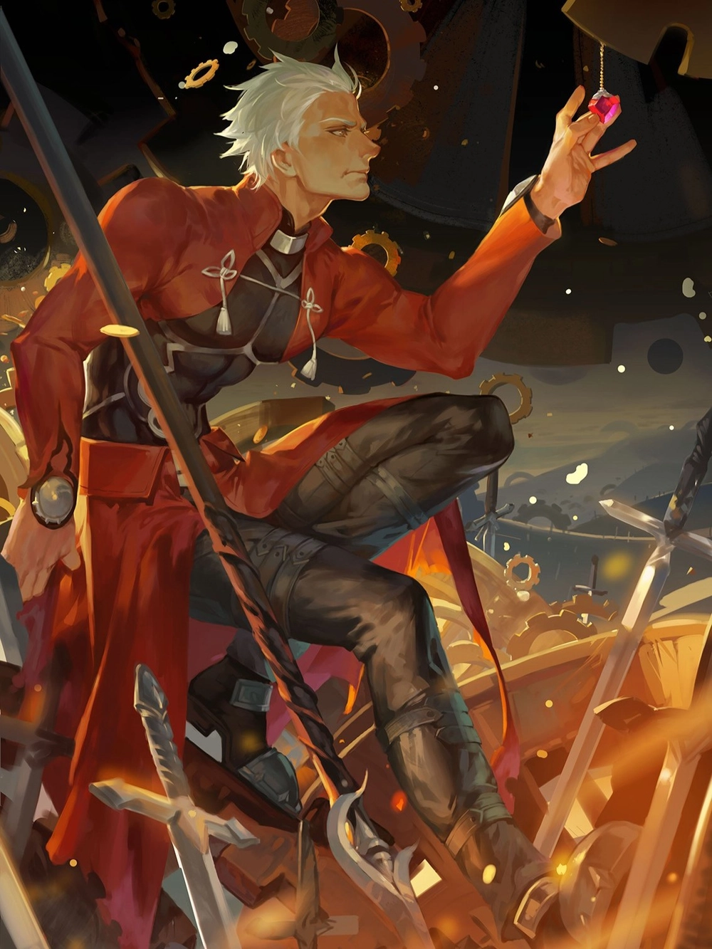 archer fate giữa làn khói mờ ảo 