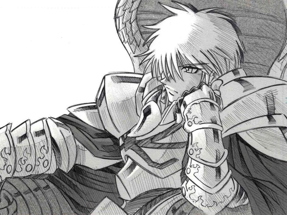 archer fate với biểu cảm lạnh lùng 