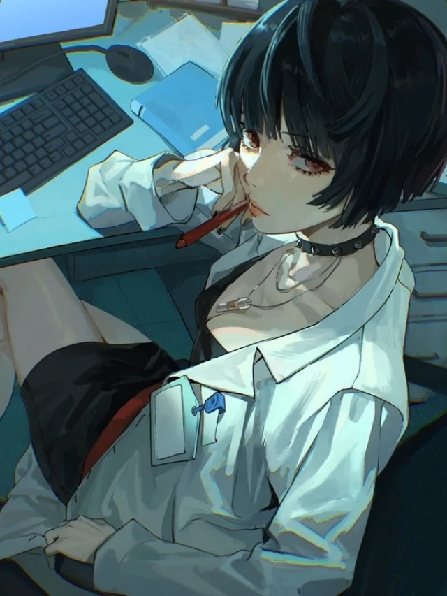 ảnh bác sĩ anime nữ phong cách hiện đại